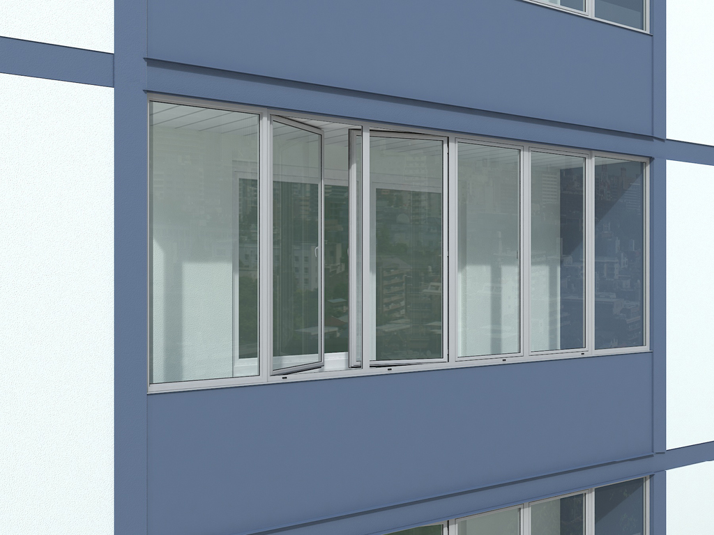 Распашные створки в проем.